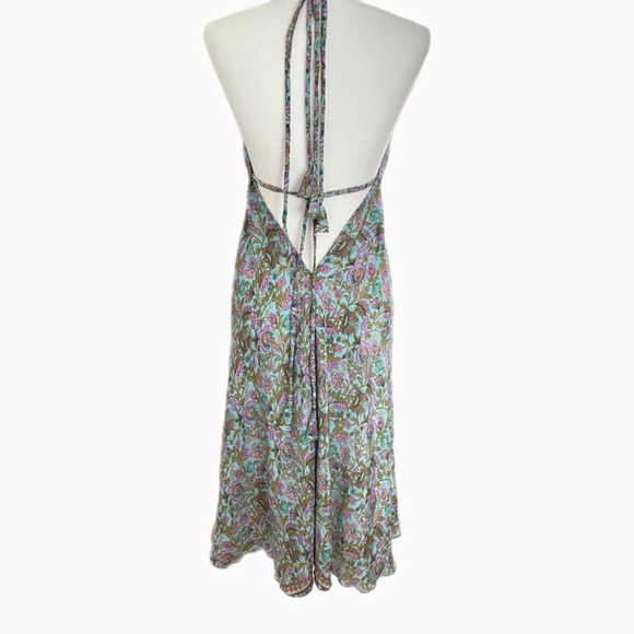 India Boutique Pastel Scarf Dress M - Picture 3 of 6